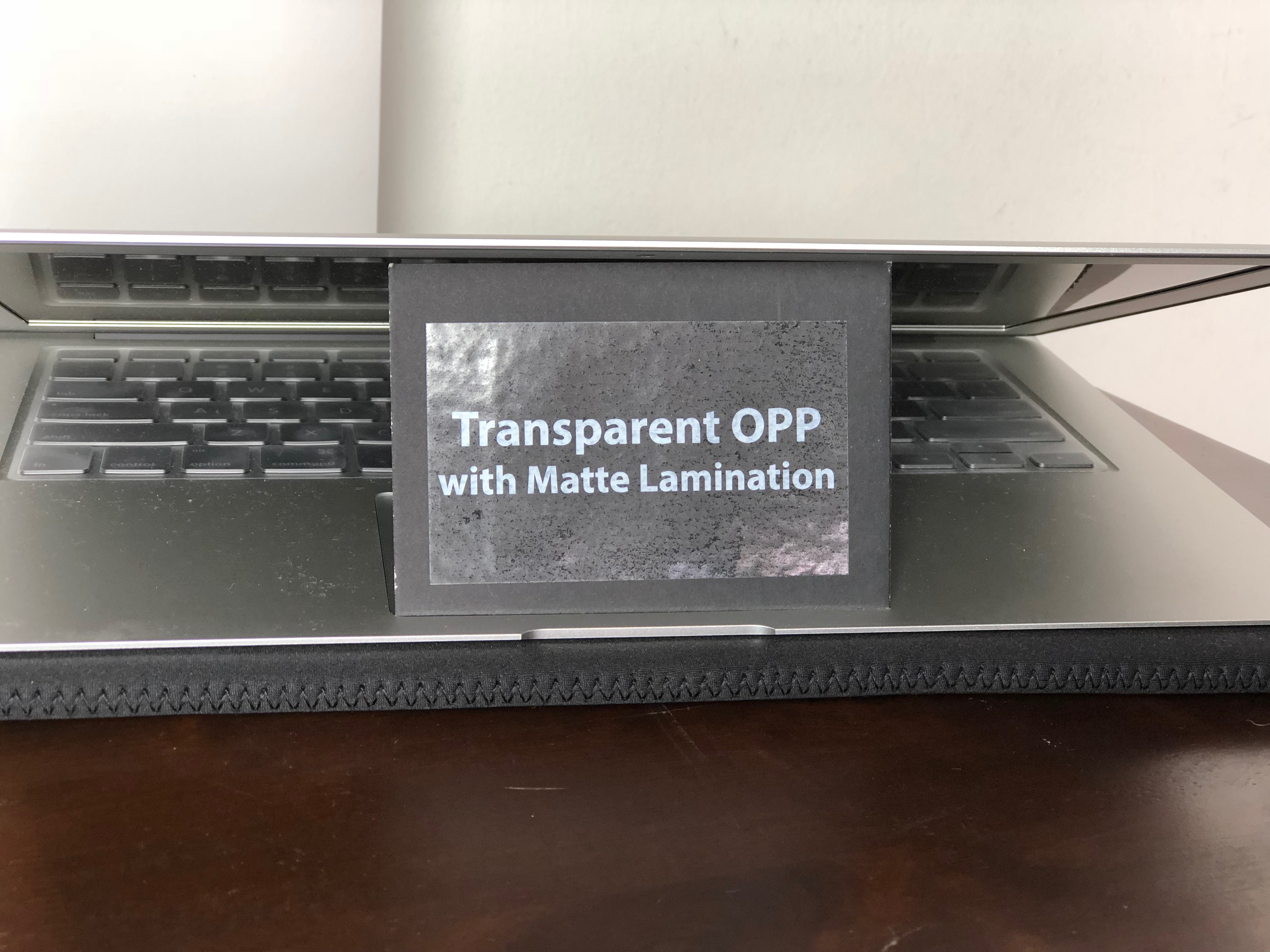 Sticker Sample Pack Transparent OPP with Matte Lamination